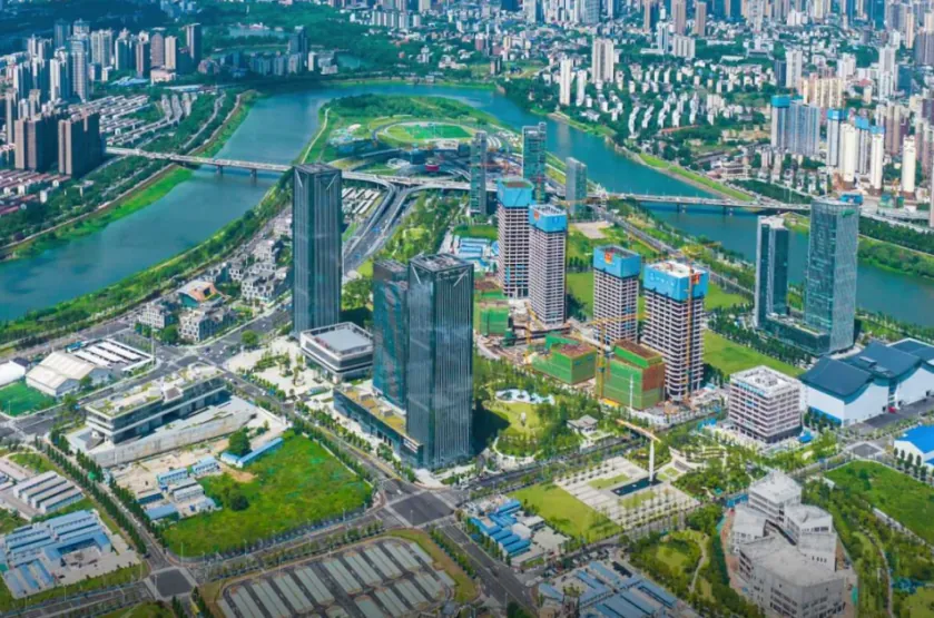 马栏山中国V谷航拍